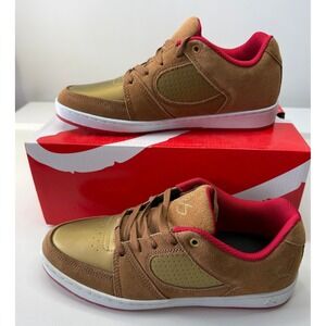 ES Accel Slim x Year of the Rabbit Mens Skate Shoes Brown Bling Bling Mens 8 New